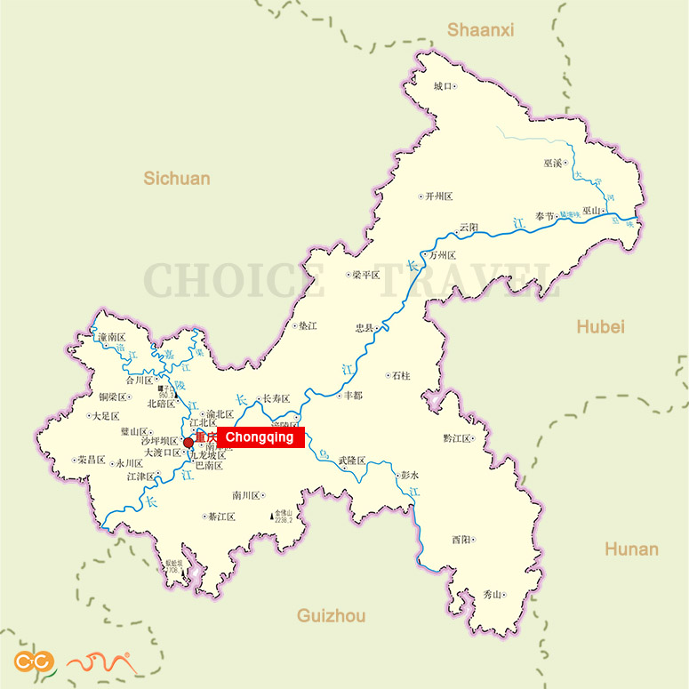 Chongqing Map