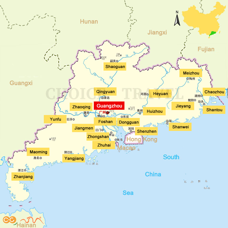 Guangdong Map