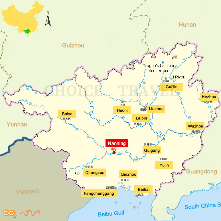 Guangxi Map