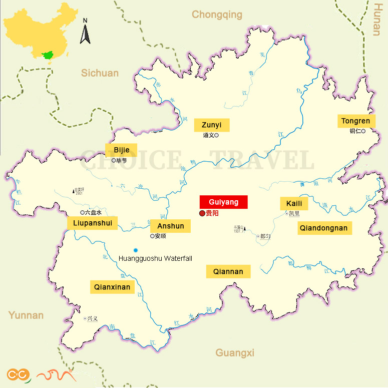 Guizhou Map