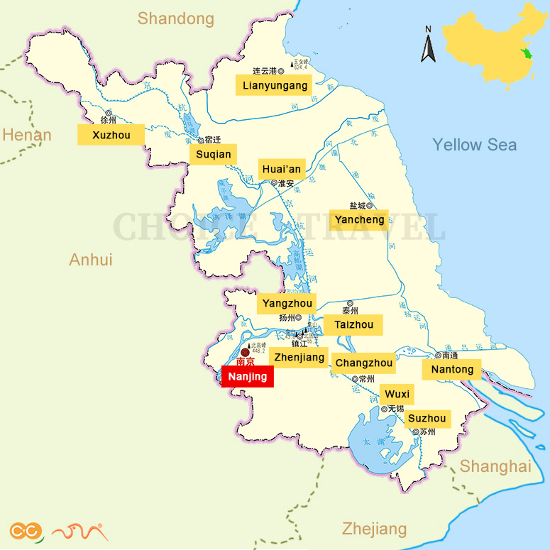 Jiangsu Map