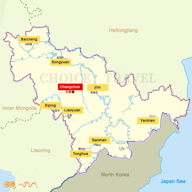 Jilin Map