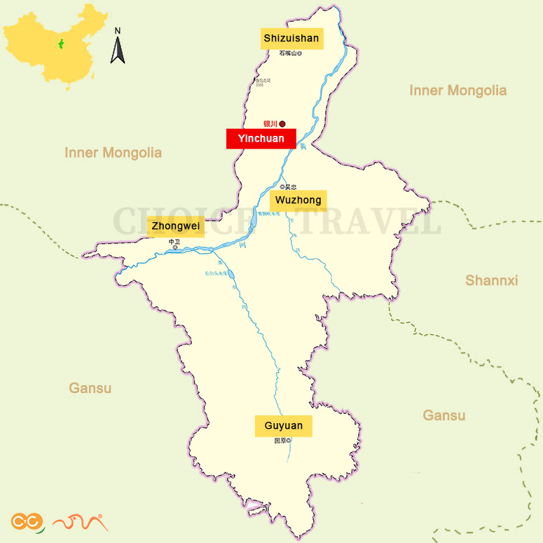 Ningxia Map