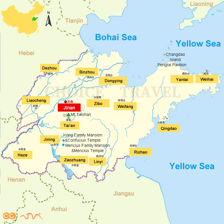 Shandong Map
